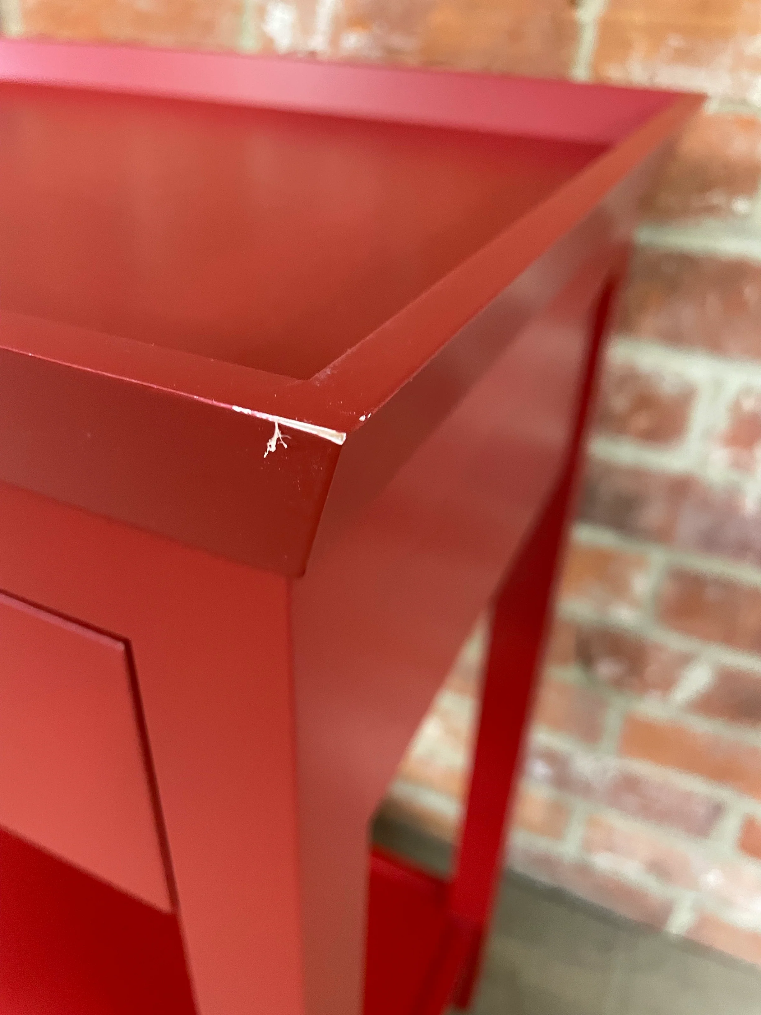 Aldwych 122 Rectangular Console Table - Burnham Red Exterior, Rhubarb Interior - Image 6