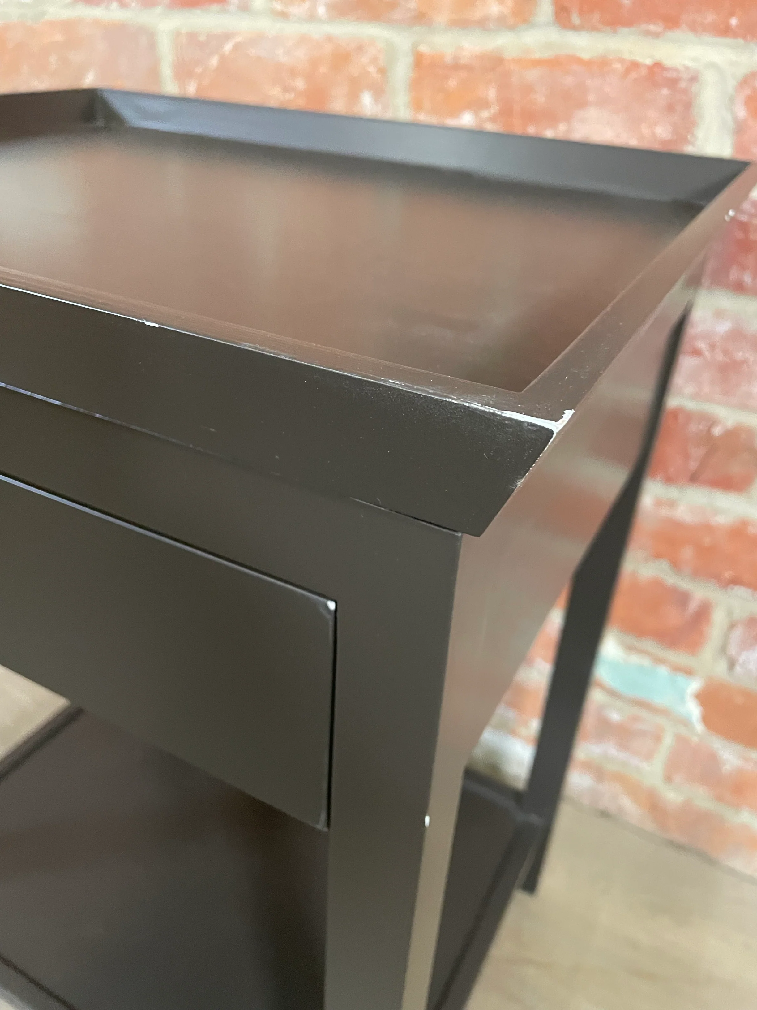 Aldwych 52 Rectangular Tall Side Table - Walnut - Image 7