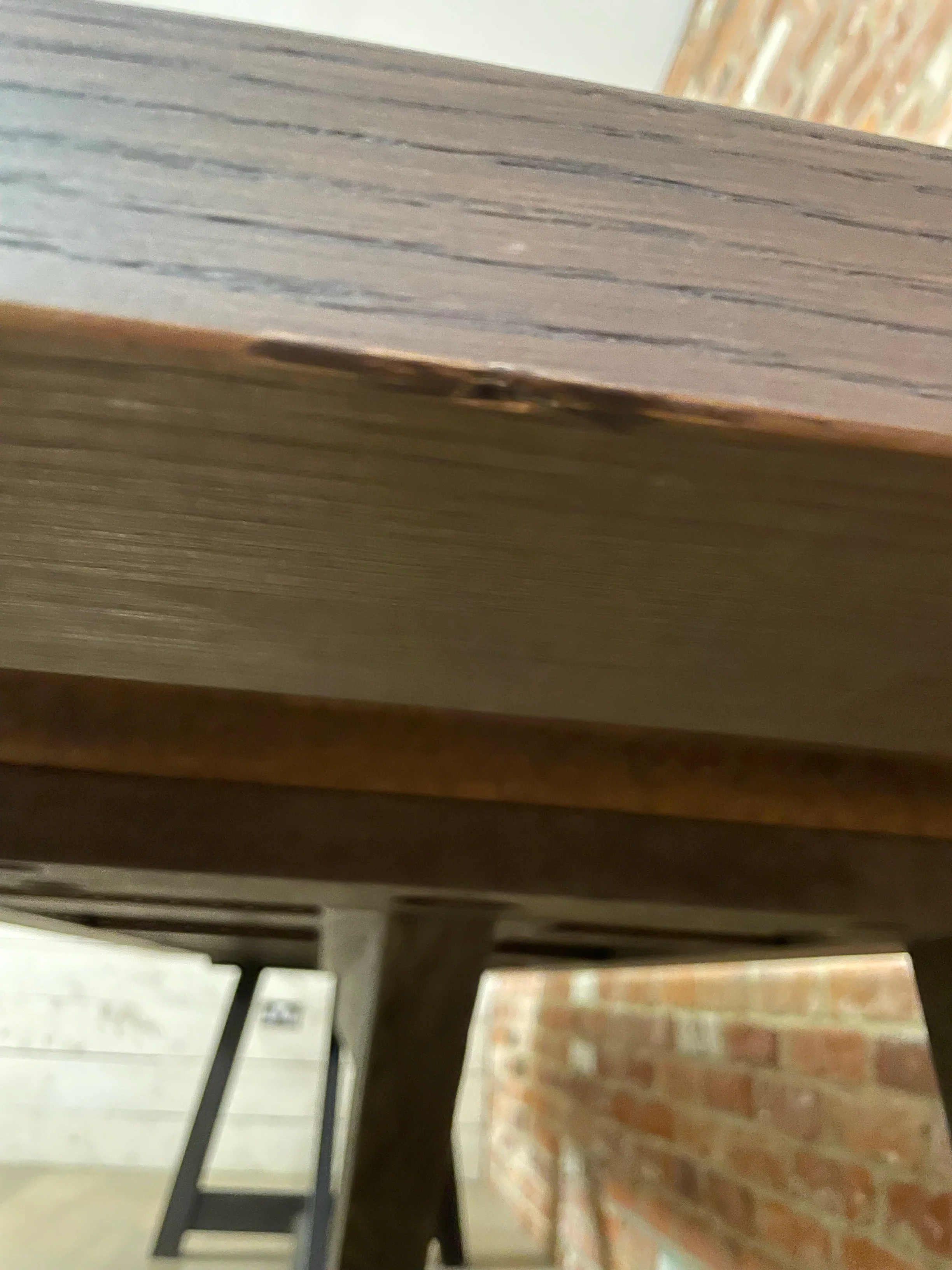 Arundel 10 Seater Dining Table, Darkened Oak - Image 8