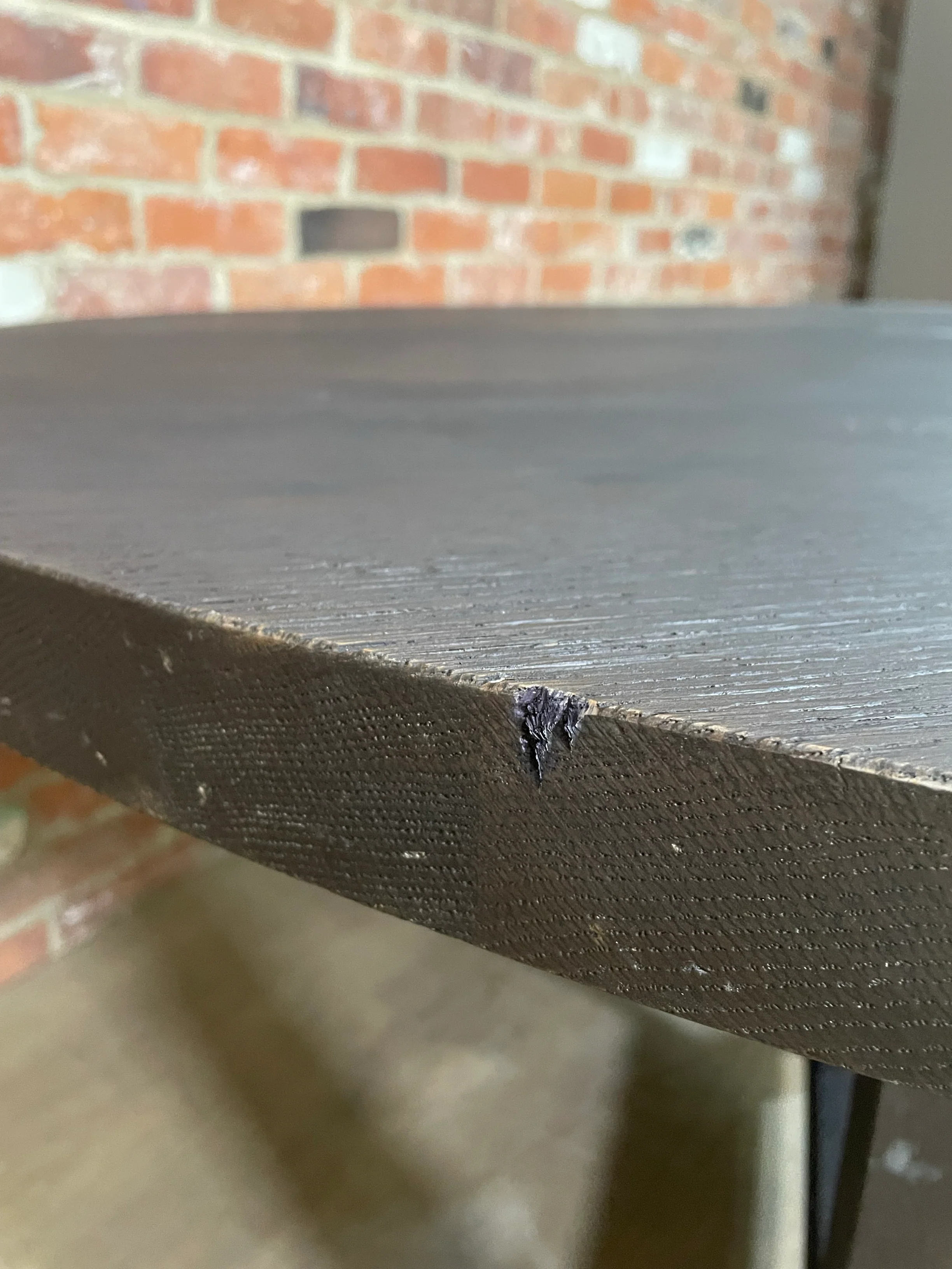 Arundel 6 Seater Round Dining Table, Ebony Oak - Image 9