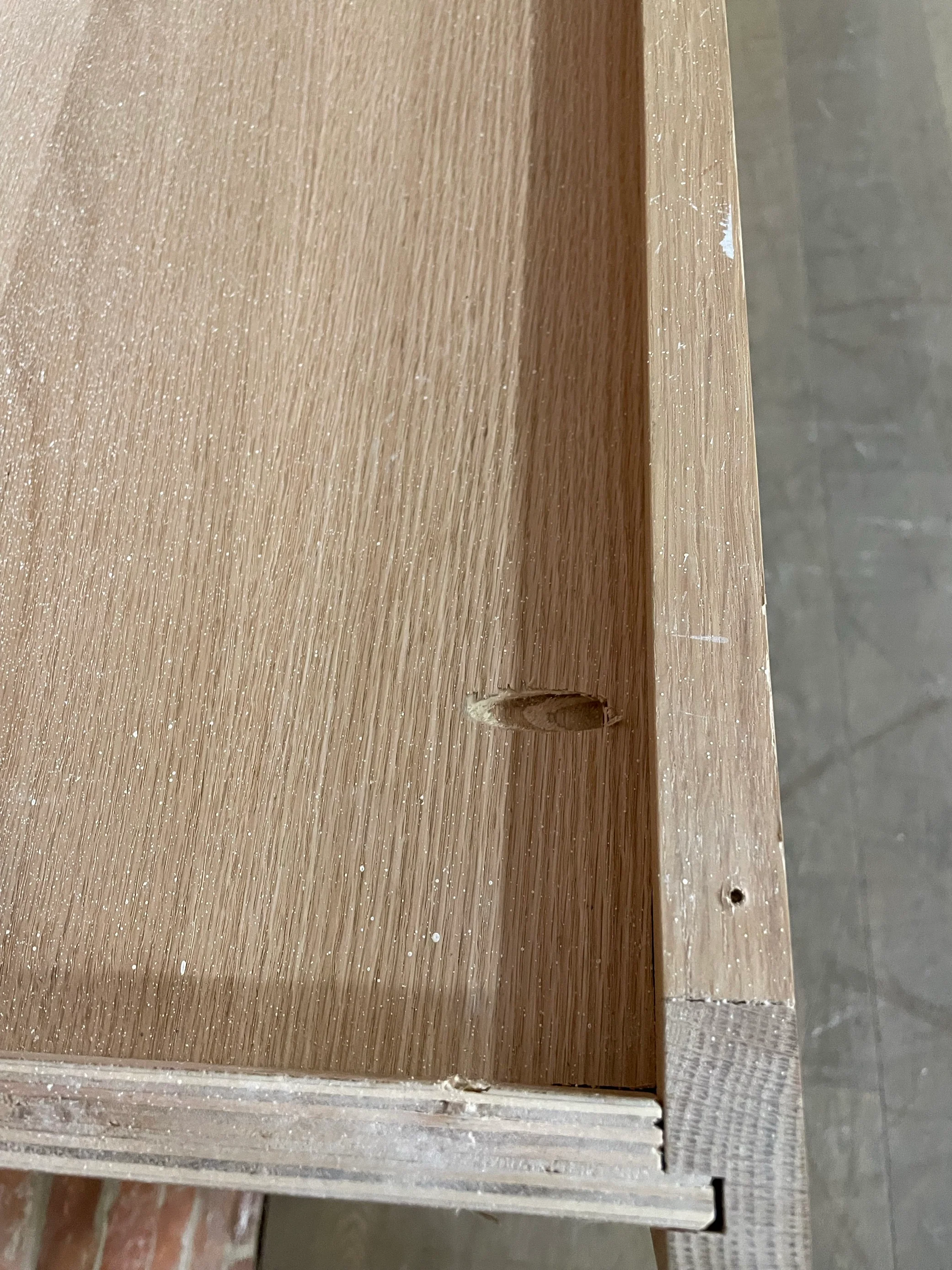 Bespoke Production - Henley Oak Open Rack Wall Cabinet - Image 6