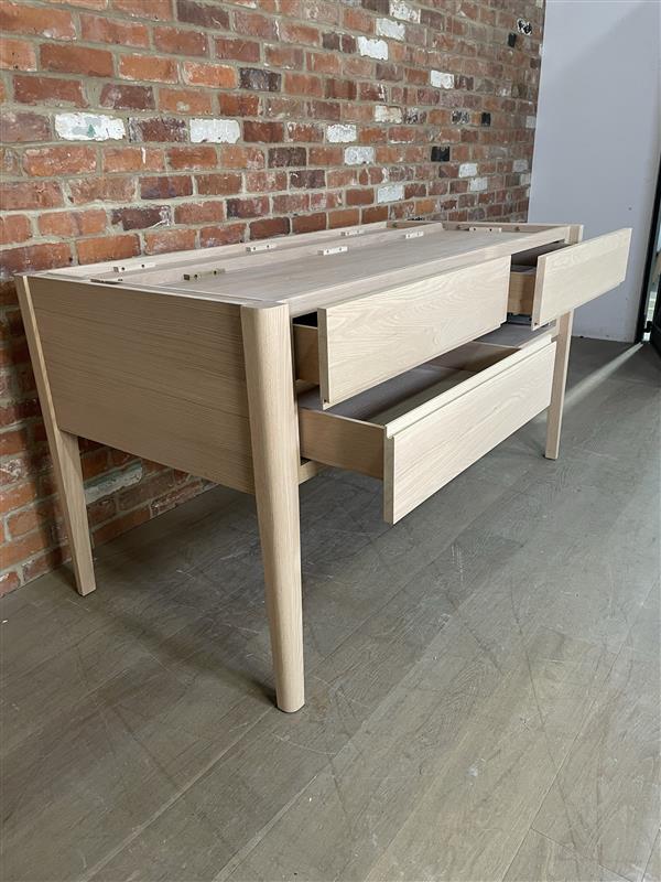 Borough Freestanding Kitchen Island Base - Natural Oak- Missing Drawer- No Top - Image 5