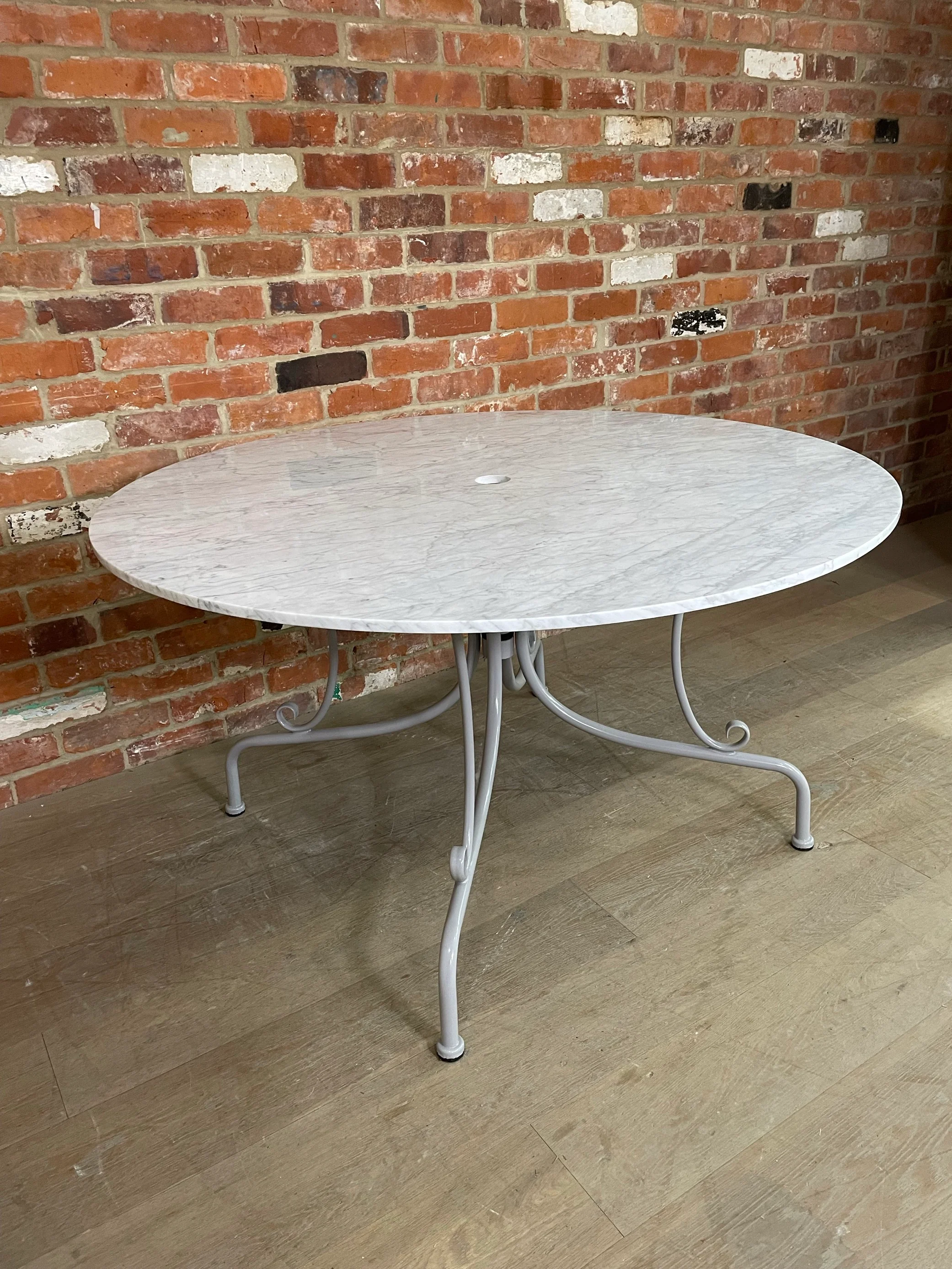 Boscombe 6 Seater Table, Cobble & Marble - Image 3