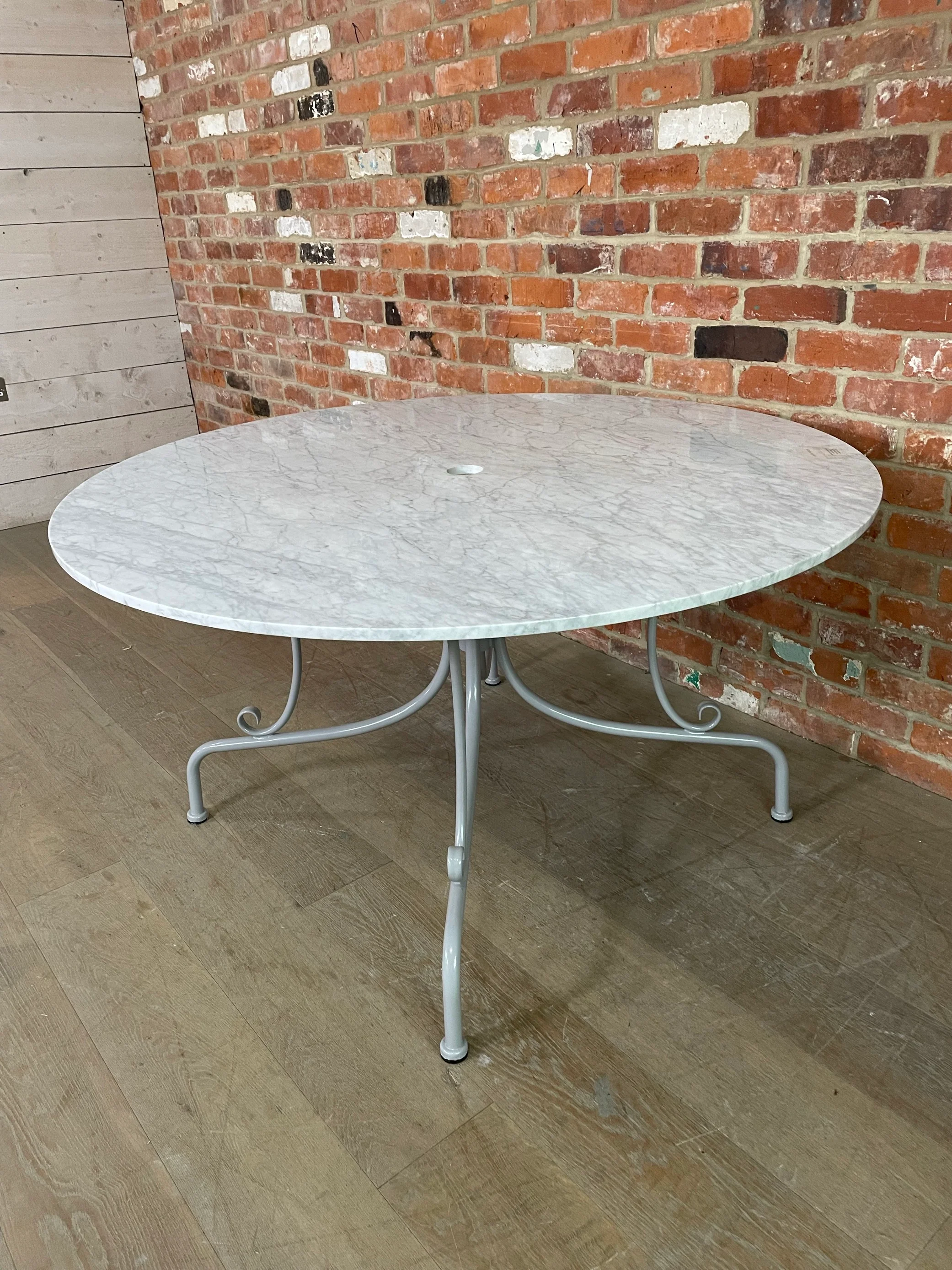 Boscombe 6 Seater Table, Cobble & Marble - Image 4