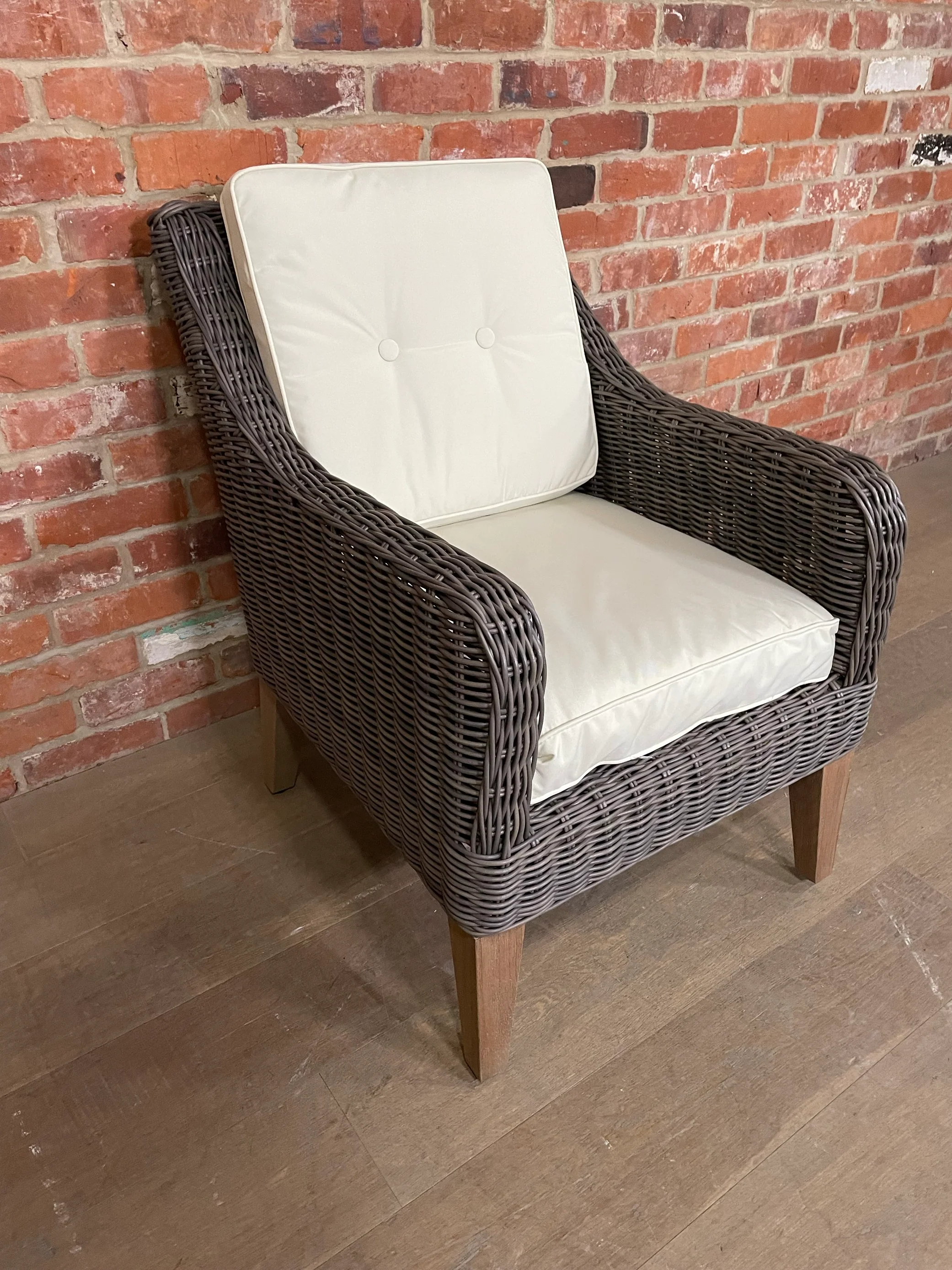 Bryher Carver Chair with Natural Cushions - Image 5
