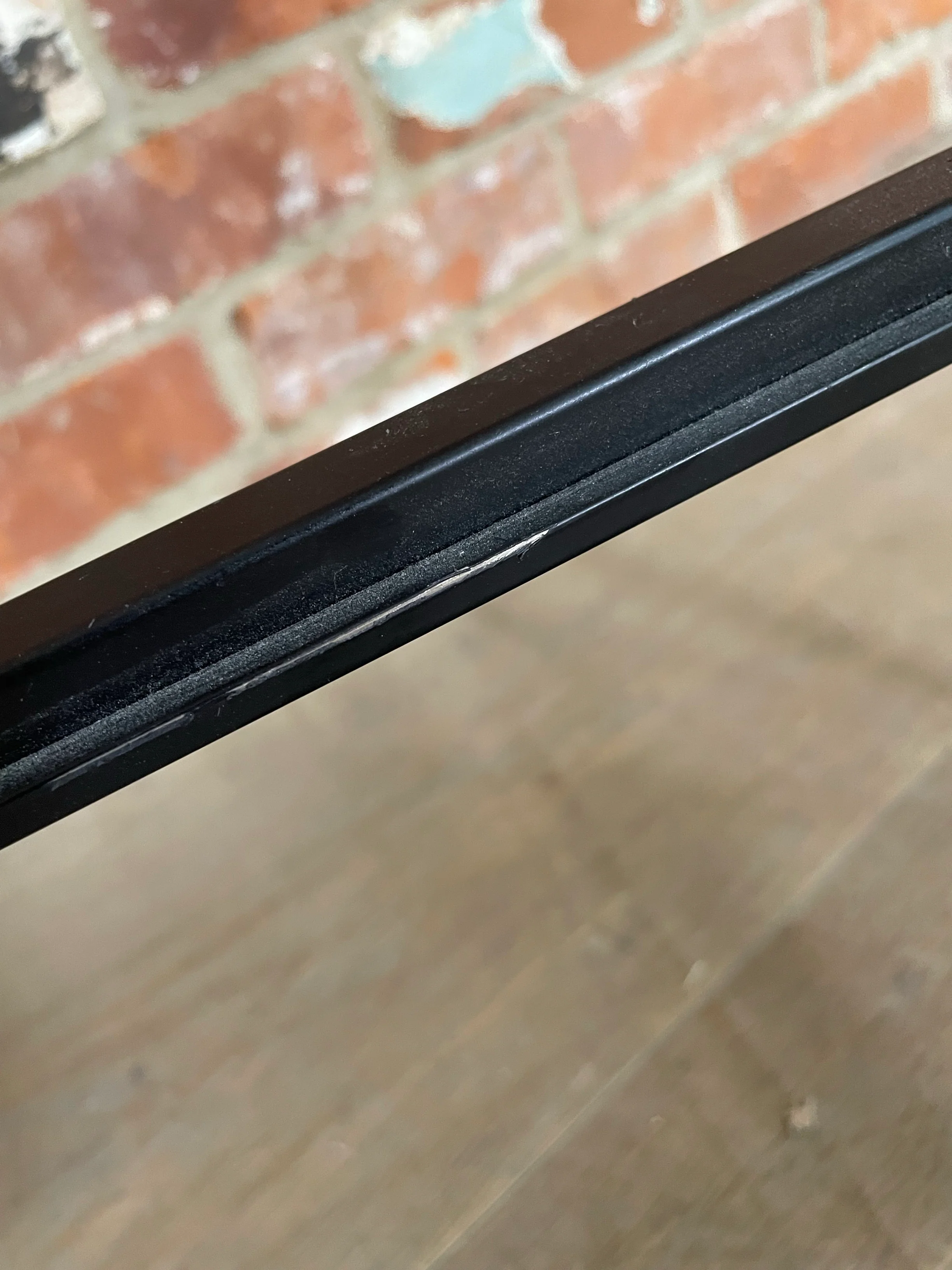 Coniston 120 Rectangular Console Table - Black Bronze- No Shelf - Image 11