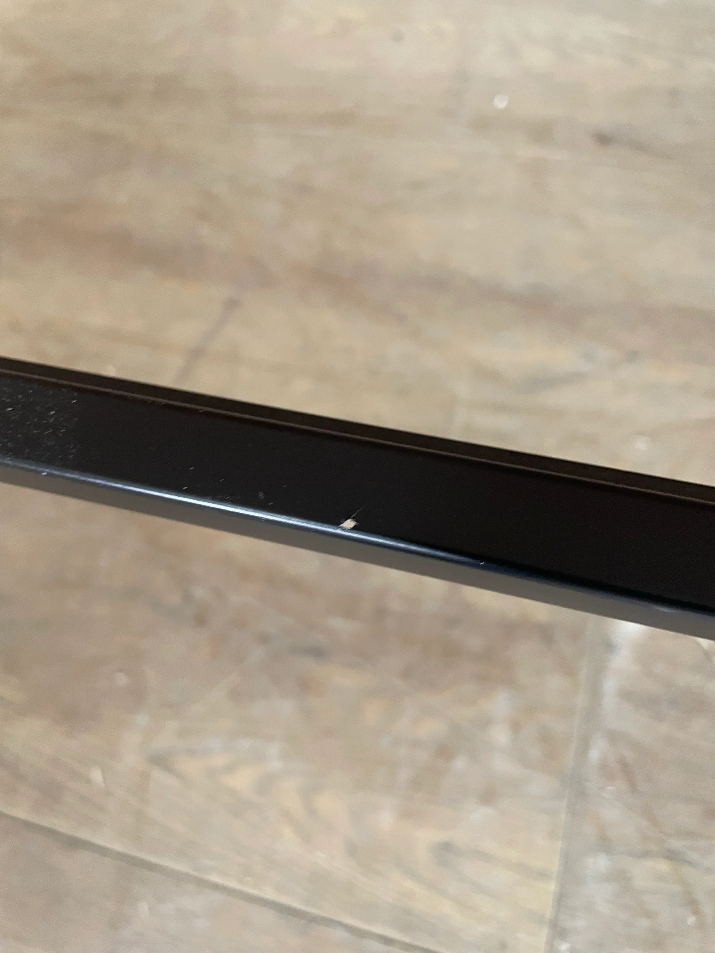 Coniston 120 Rectangular Console Table - Black Bronze- No Shelf - Image 6