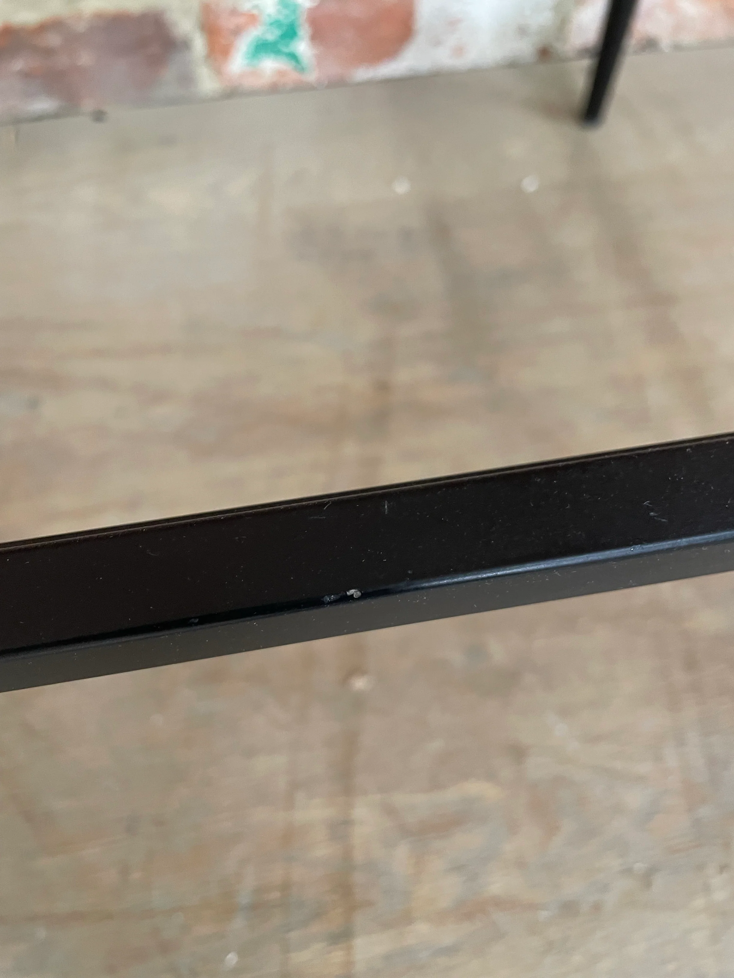 Coniston 120 Rectangular Console Table - Black Bronze- No Shelf - Image 7