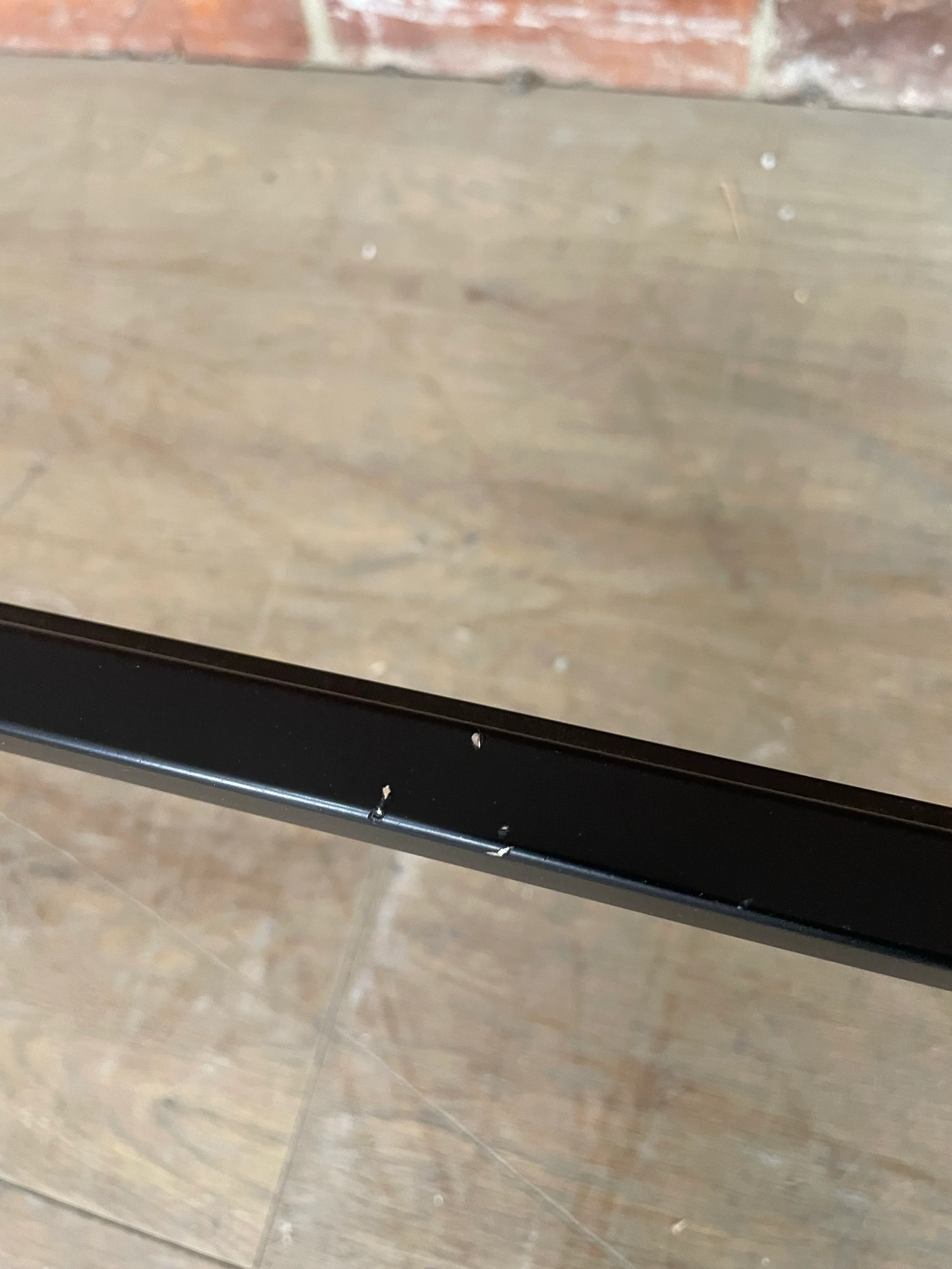 Coniston 120 Rectangular Console Table - Black Bronze- No Shelf - Image 8