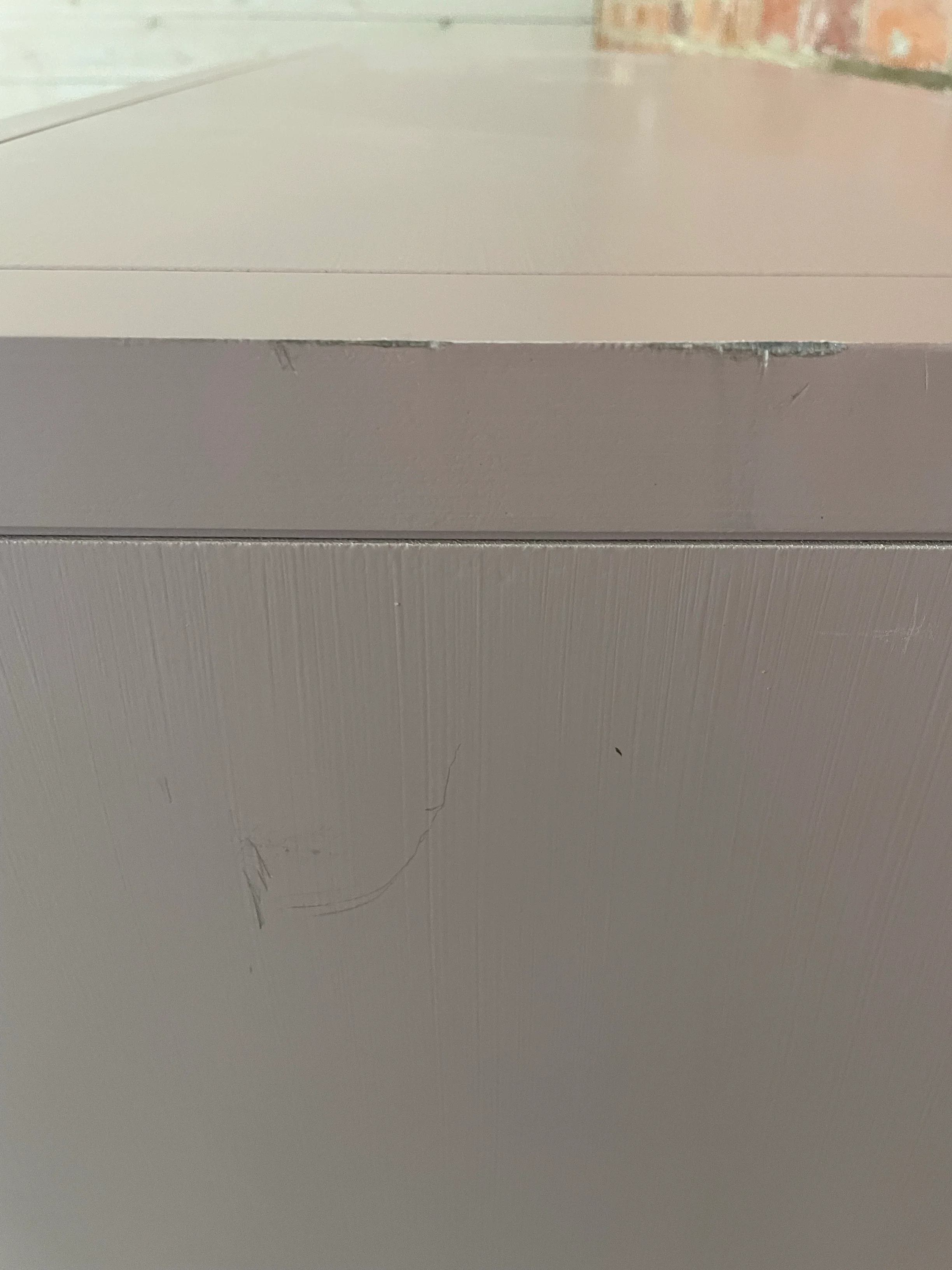 Farlow Cabinet Top - Old Rose- No Legs - Image 6