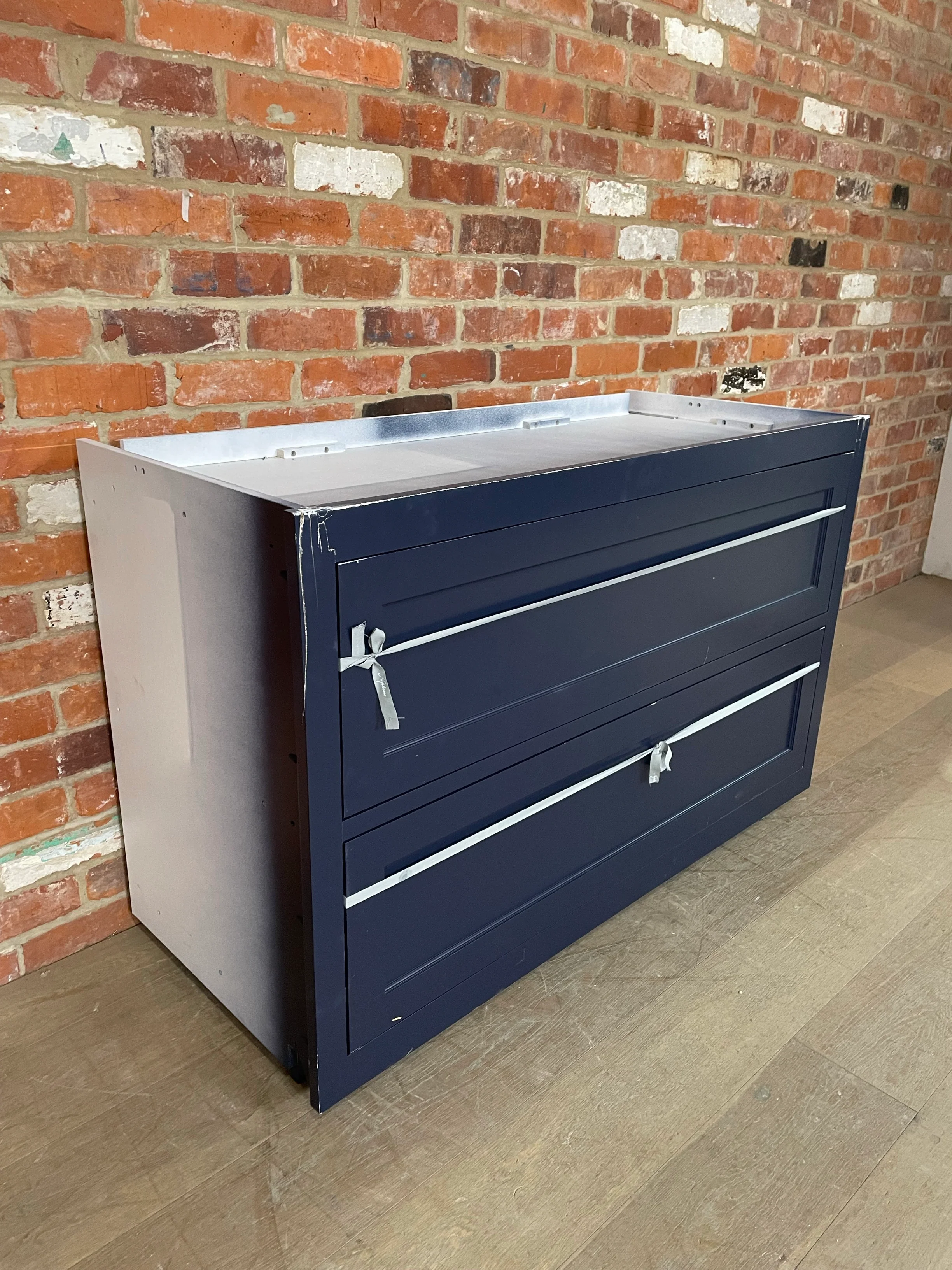 Henley 1290 Pan Drawer Base Cabinet - Navy - Image 4