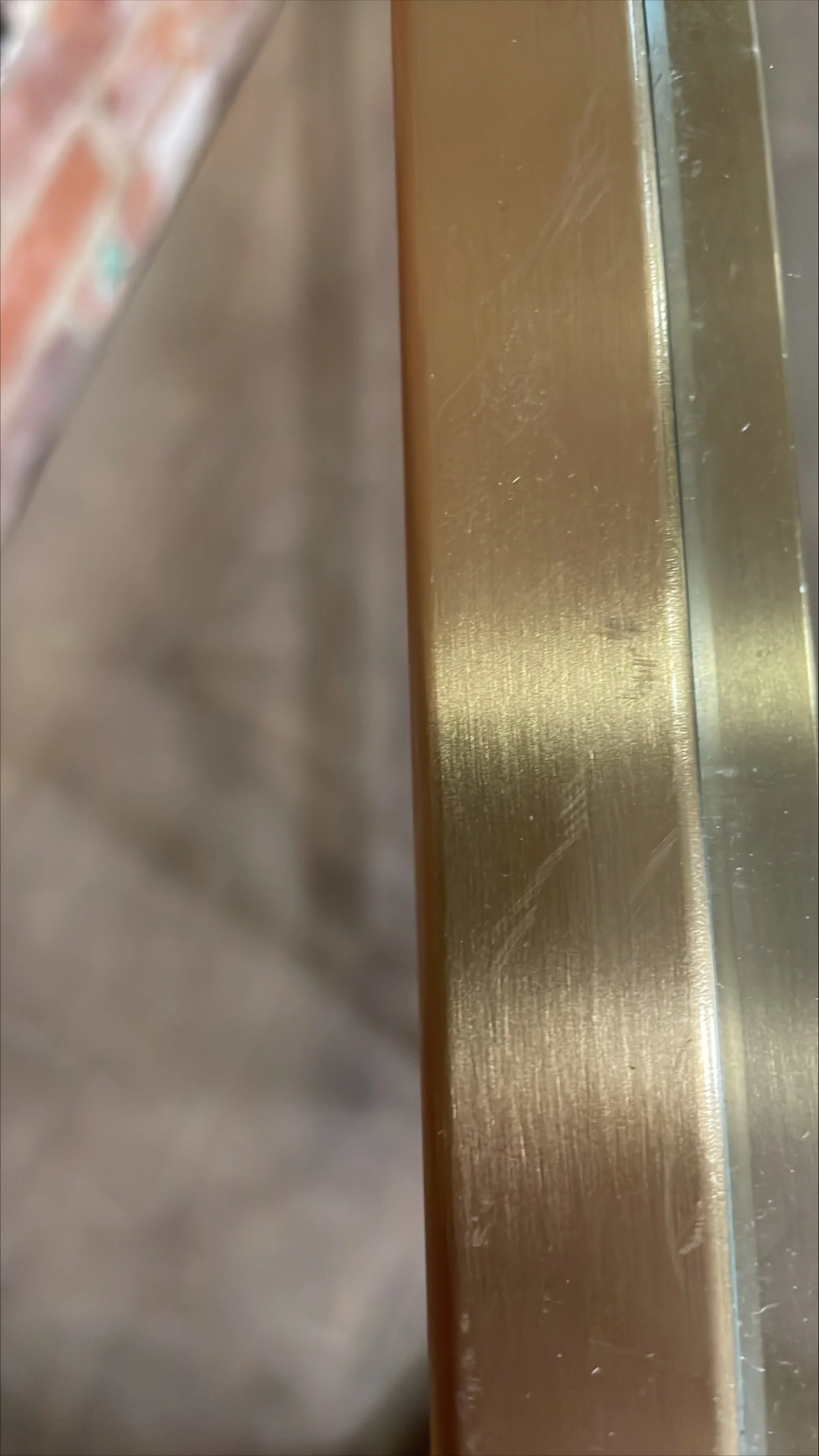 Keswick 100 Rectangular Console Table - Brushed Brass - Image 7