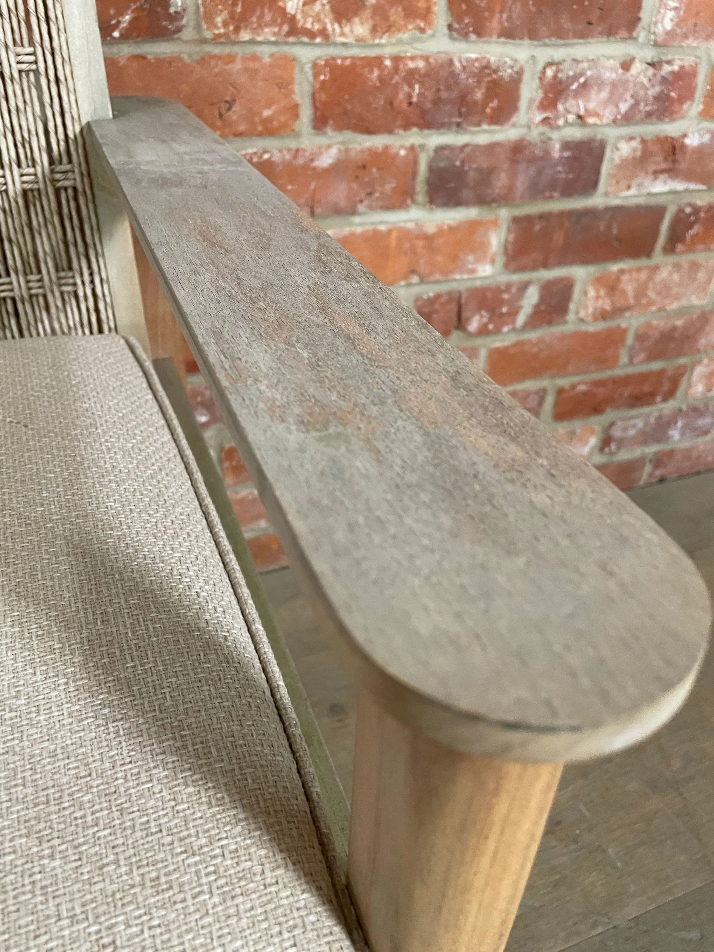 Kew Carver Chair with Cushion Natural Woven - Image 7