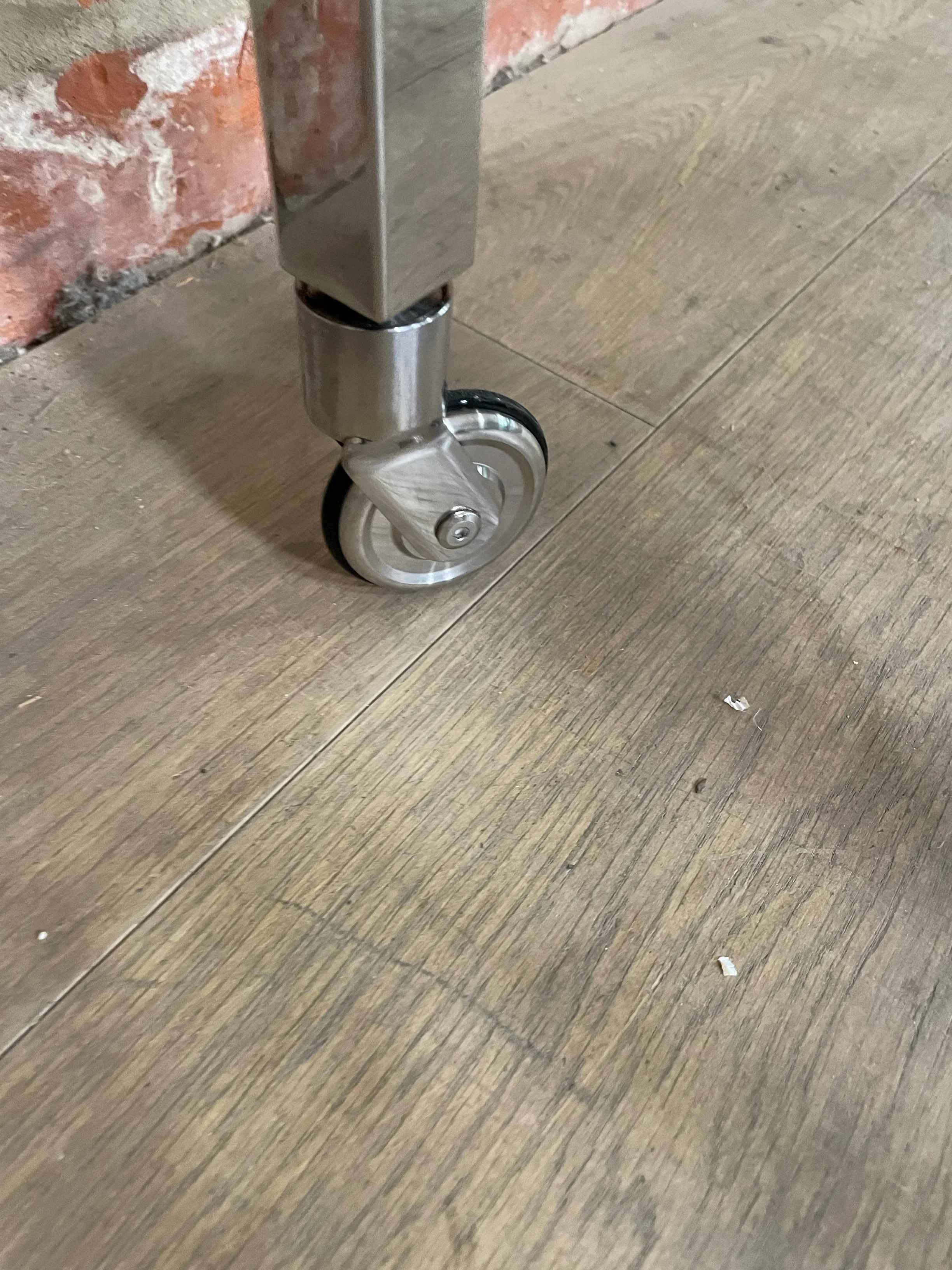 Manhattan 65 Rectangular Drinks Trolley - Metal & Glass- No Shelf - Image 7