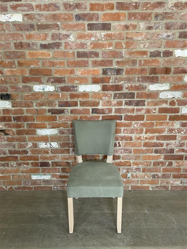 Mowbray Dining Chair - Linara Moss - Natural Oak - Image 3
