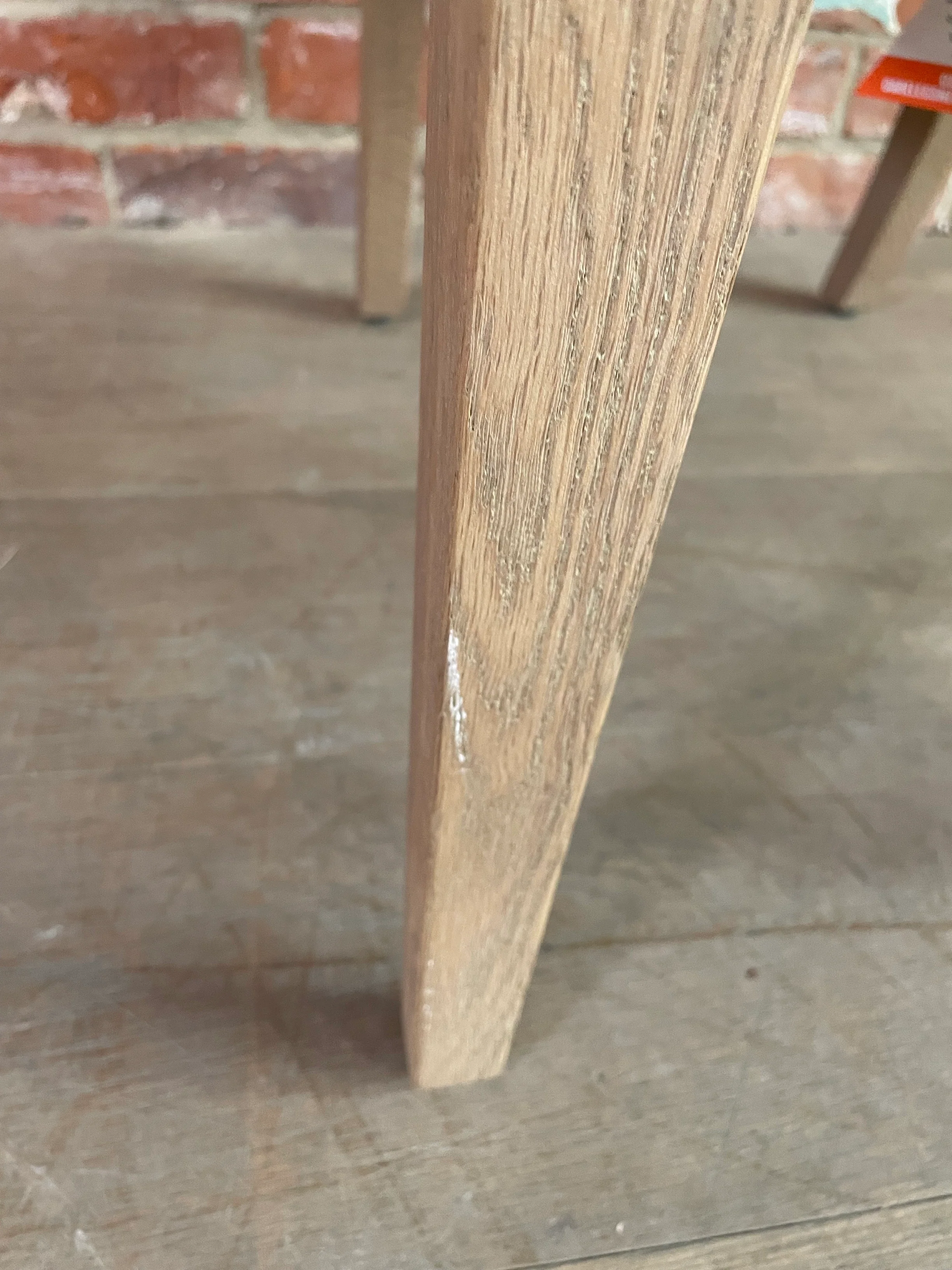 Sheldrake Dining Chair - Chloe Ash - Vintage Oak Legs - Image 6