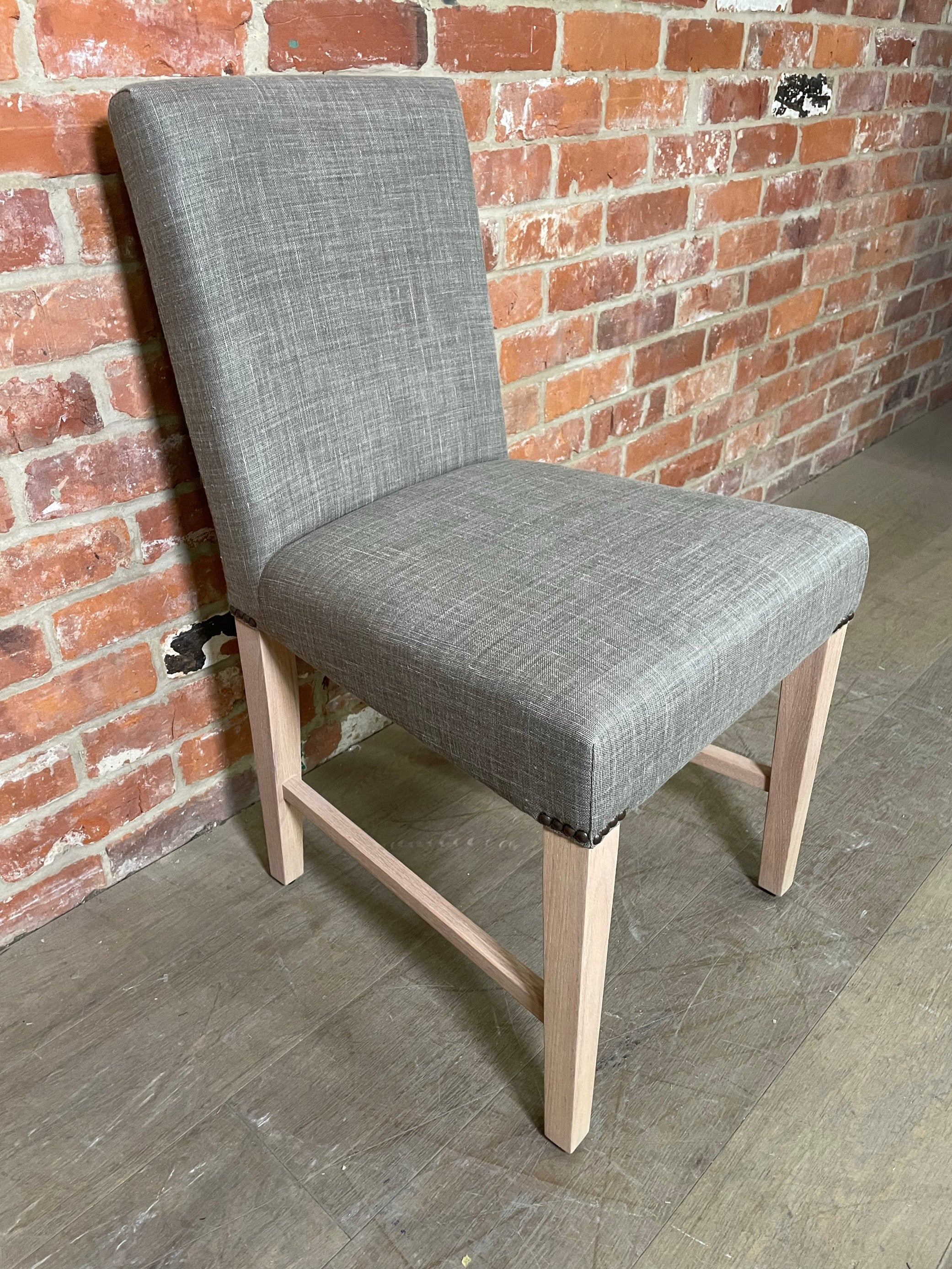 Shoreditch Dining Chair - Harry Mortar - Natural Oak Legs - Image 4